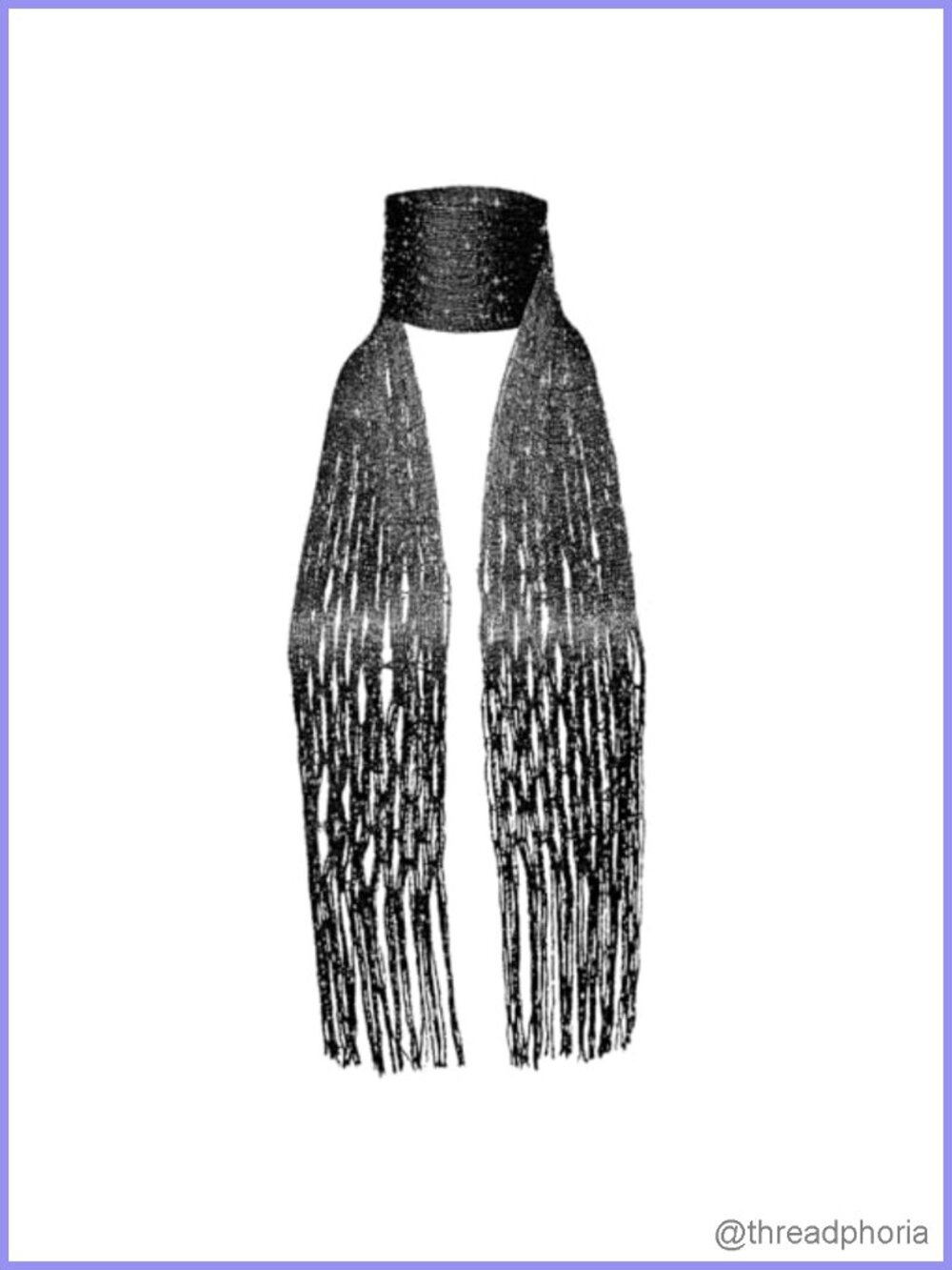 Sparkly Sequin Scarf for Women Long Skinny Scarf